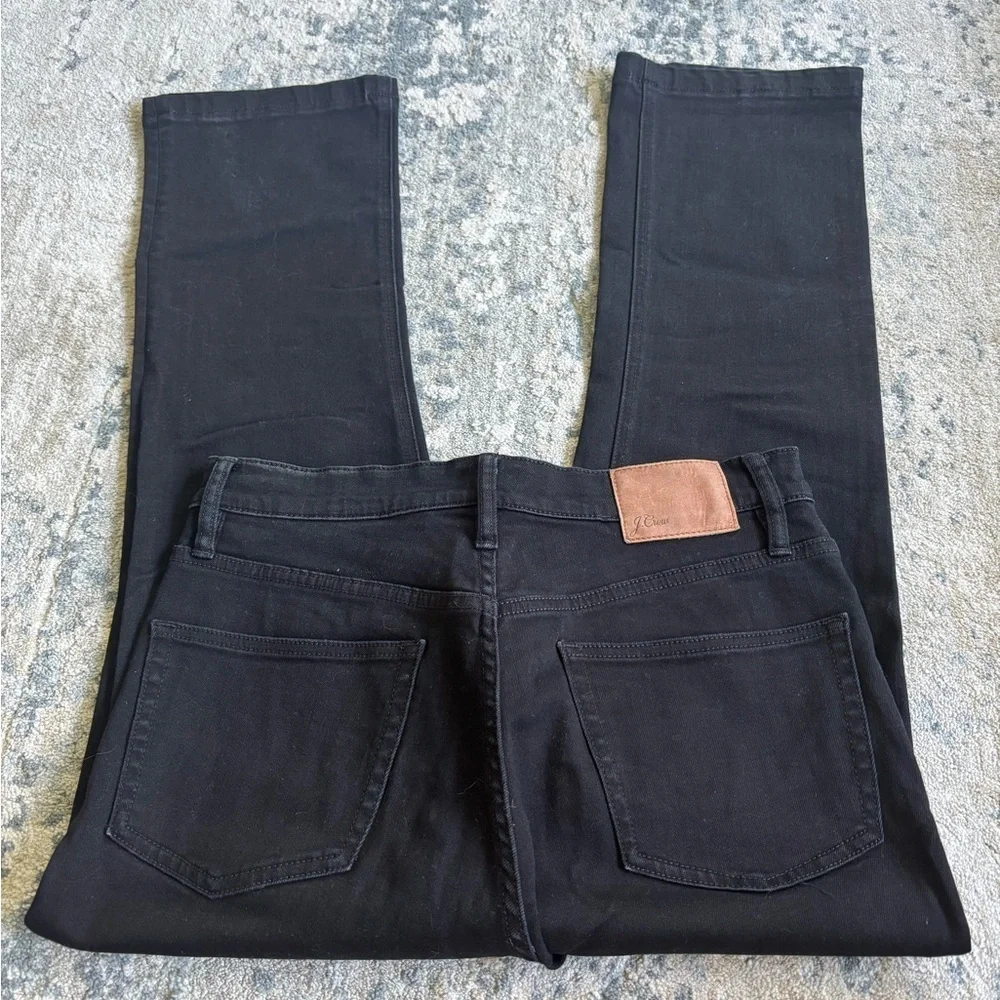 J. Crew Women's Dark Black Billie Demi Boot Crop Jean